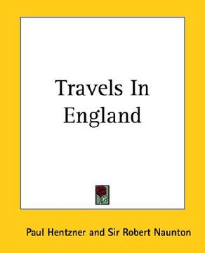 portada travels in england (en Inglés)