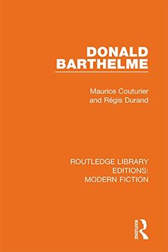 portada Donald Barthelme (Routledge Library Editions: Modern Fiction) (in English)