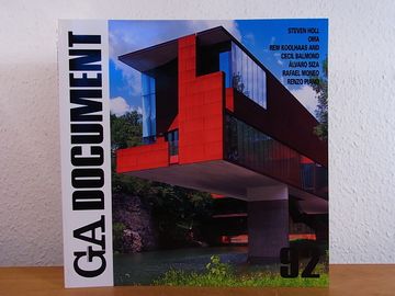 portada Ga - Global Architecture Document 92. Steven Holl, Oma, rem Koolhaas and Cecil Balmond, Álvaro Siza, Rafael Moneo, Renzo Piano [English - Japanese]