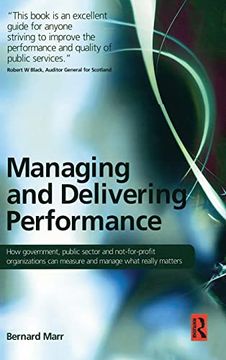 portada Managing and Delivering Performance (en Inglés)