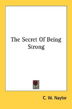 portada the secret of being strong (en Inglés)