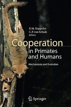 portada cooperation in primates and humans: mechanisms and evolution (in English)