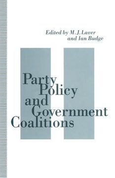 portada Party Policy and Government Coalitions (en Inglés)