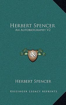 portada herbert spencer: an autobiography v2 (en Inglés)