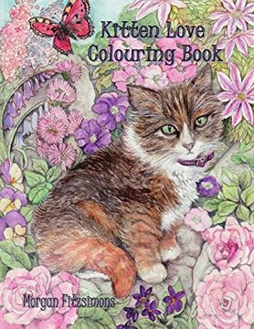 portada Kitten Love Colouring Book: Art Therapy Collection (en Inglés)