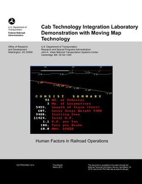 portada Cab Technology Integration Laboratory Demonstration with Moving Map Technology (en Inglés)