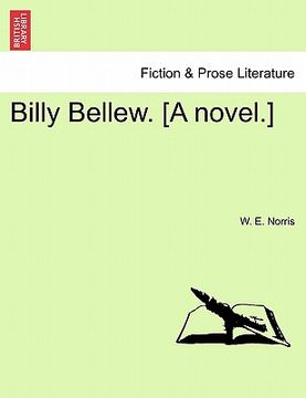 portada billy bellew. [a novel.]