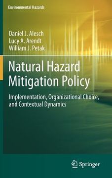 portada natural hazard mitigation policy (en Inglés)