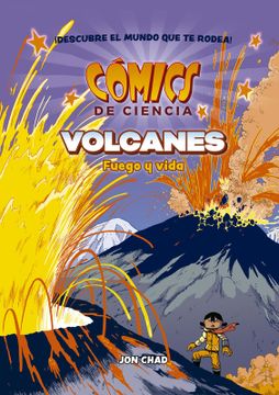 portada Cómics de ciencia. Volcanes