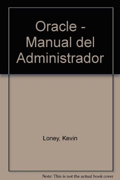 portada Oracle Manual del Administrador (in Spanish)