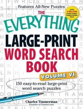 portada the everything large-print word search book, volume vi: 150 easy-to-read large-print word search puzzles (en Inglés)
