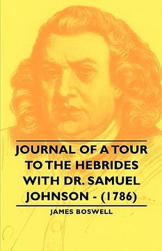 portada journal of a tour to the hebrides with dr. samuel johnson - (1786) (in English)