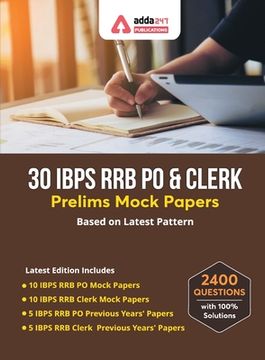portada 30 IBPS RRB PO & Clerk Prelims Mock Papers Practice Book English Medium