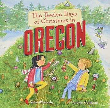 portada The Twelve Days of Christmas in Oregon (The Twelve Days of Christmas in America) (in English)