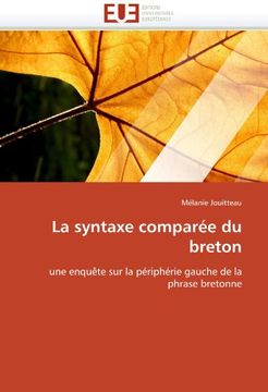 portada La Syntaxe Comparee Du Breton
