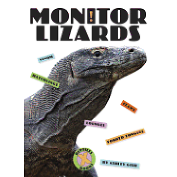portada Monitor Lizards (X-Books: Reptiles) (en Inglés)