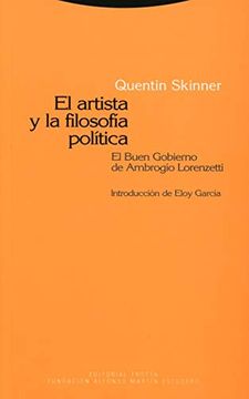portada El Artista y la Filosofía Política: El Buen Gobierno de Ambrosio Lorenzetti (in Spanish)