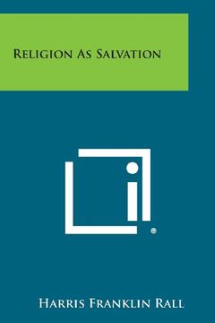 portada Religion as Salvation