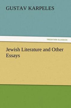 portada jewish literature and other essays (en Inglés)