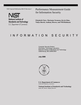 portada Performance Measurement Guide for Information Security (en Inglés)