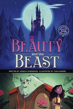 portada Beauty and the Beast: A Discover Graphics Fairy Tale (en Inglés)