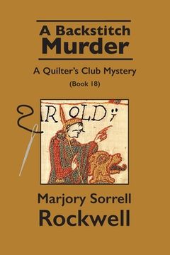 portada A Backstitch Murder-A Quilter's Club Mystery (en Inglés)