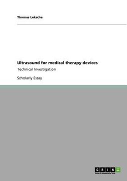 portada ultrasound for medical therapy devices (en Inglés)