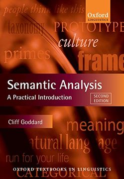 portada Semantic Analysis: A Practical Introduction (Oxford Textbooks in Linguistics) (in English)
