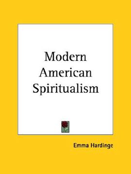 portada modern american spiritualism (en Inglés)