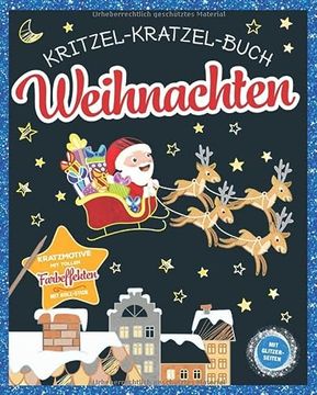 portada Kritzel-Kratzel-Buch Weihnachten. F? R Kinder ab 5 Jahren (en Alemán)