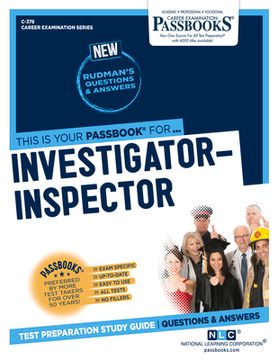 portada Investigator-Inspector (C-378): Passbooks Study Guide Volume 378 (en Inglés)