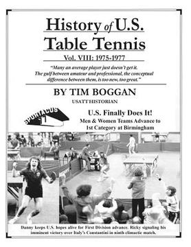 portada History of U.S. Table Tennis Volume 8 (en Inglés)