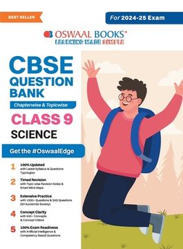 portada Oswaal CBSE Question Bank Class 9 Science, Chapterwise and Topicwise Solved Papers For 2025 Exams