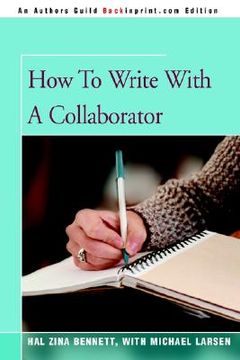 portada how to write with a collaborator (en Inglés)