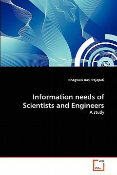 portada information needs of scientists and engineers (en Inglés)