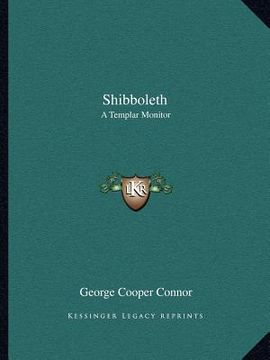 portada shibboleth: a templar monitor