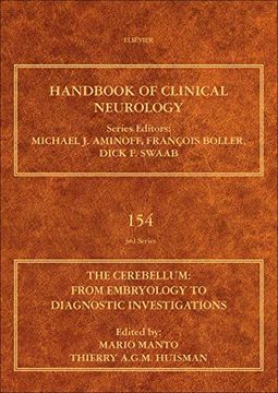 portada The Cerebellum: From Embryology to Diagnostic Investigations: Handbook of Clinical Neurology Series (Volume 154) (Handbook of Clinical Neurology, Volume 154) (en Inglés)