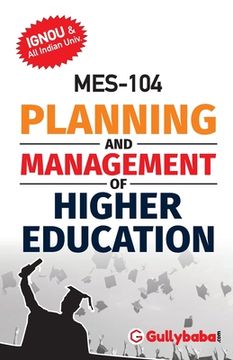 portada Mes-104 Planning and Management of Higher Education (en Inglés)