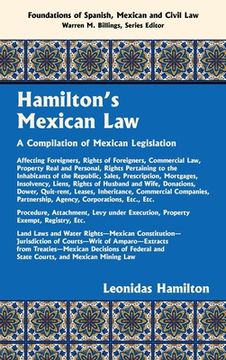portada Hamilton's Mexican Law [1882]