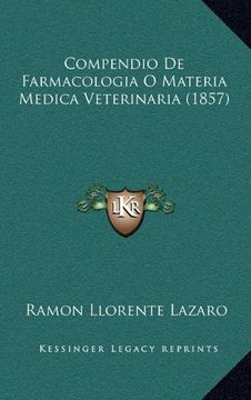 portada Compendio de Farmacologia o Materia Medica Veterinaria (1857)