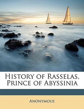 portada history of rasselas, prince of abyssinia (en Inglés)