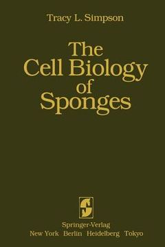 portada the cell biology of sponges (in English)
