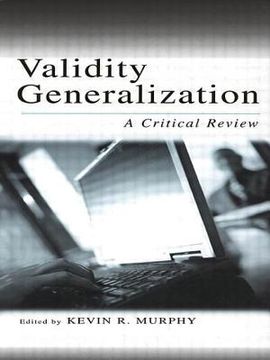 portada validity generalization: a critical review