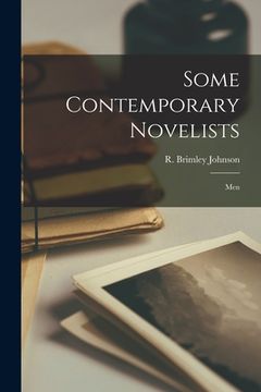 portada Some Contemporary Novelists: Men (en Inglés)