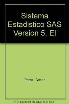 portada El Sistema Estadístico sas (Fuera de Colección out of Series) (in Spanish)