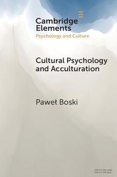 portada Cultural Psychology and Acculturation (en Inglés)