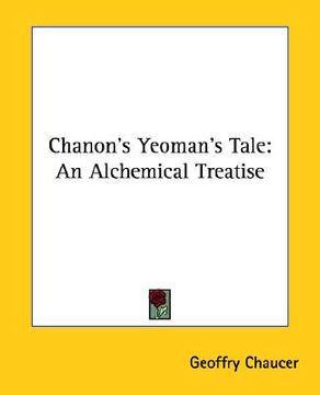 portada chanon's yeoman's tale: an alchemical treatise (in English)