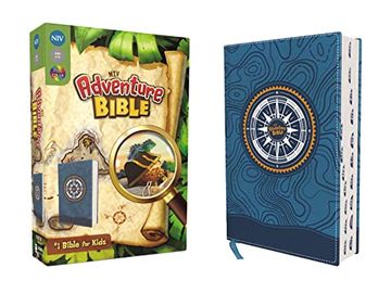 portada Niv, Adventure Bible, Leathersoft, Blue, Full Color, Thumb Indexed Tabs (en Inglés)