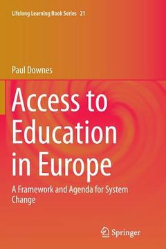 portada Access to Education in Europe: A Framework and Agenda for System Change (en Inglés)