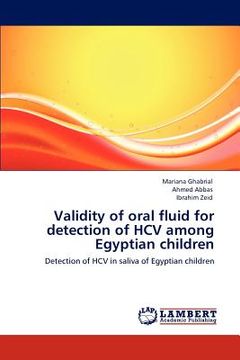 portada validity of oral fluid for detection of hcv among egyptian children